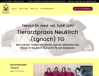 Neue Webseite Tierarzt Ostschweiz Tierarztpraxis